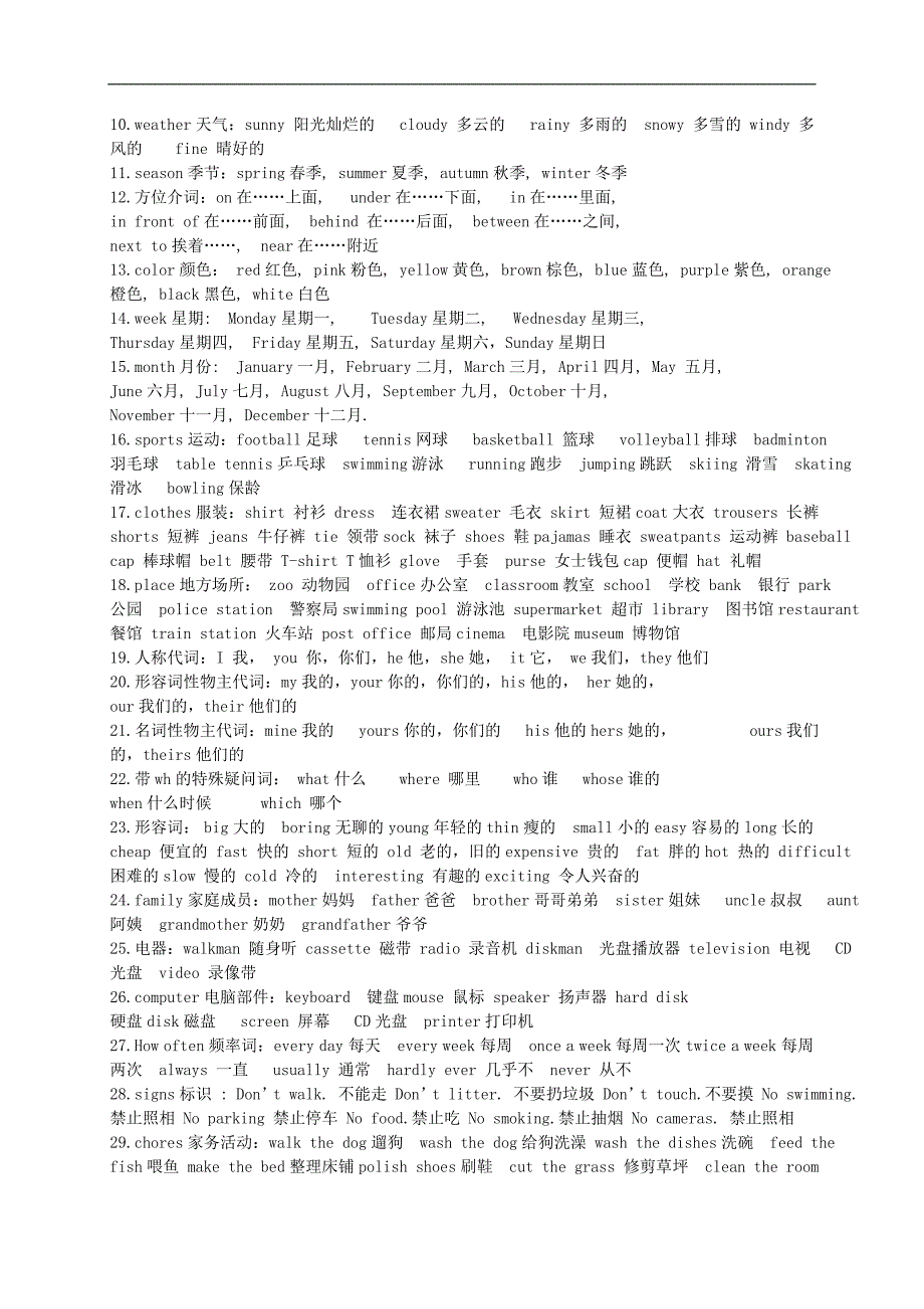 六年级英语下册：毕业考试总复习资料.doc_第3页