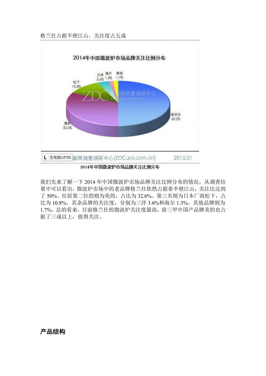 微波炉市场调研_第5页