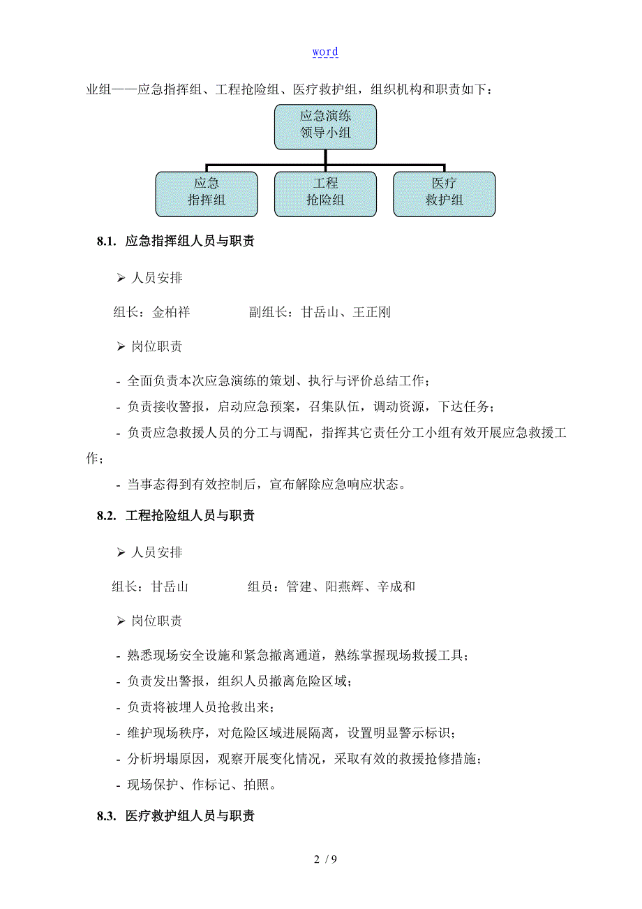 深基坑坍塌撤离应急演练方案设计_第4页