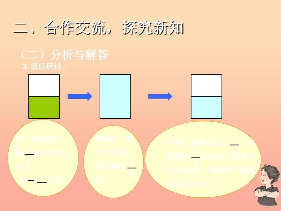 五年级数学下册6分数的加法和减法分数加减混合运算例3课件新人教版_第5页