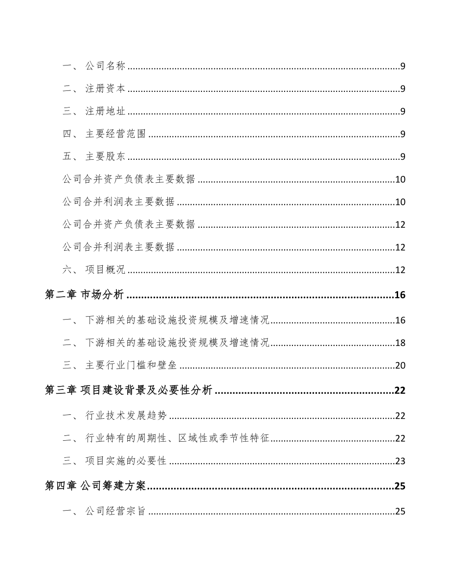 南宁关于成立隧道施工智能装备公司可行性研究报告(DOC 89页)_第3页