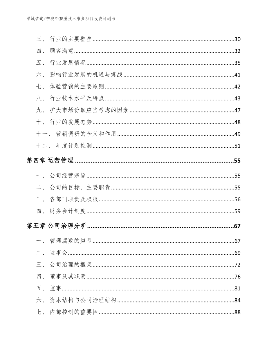 宁波铝塑膜技术服务项目投资计划书（模板范本）_第2页