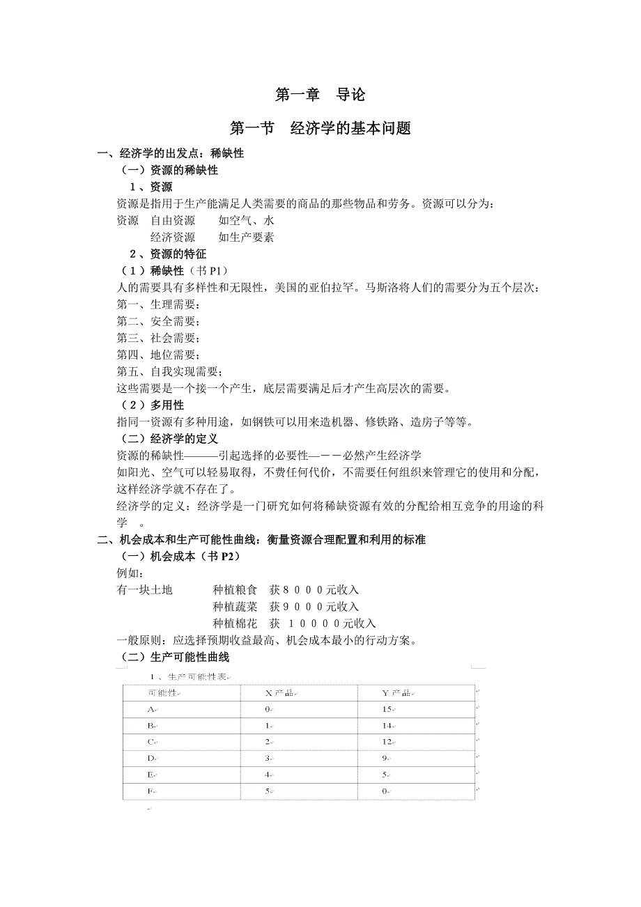 微观经济学 第一章导论 课件.doc_第1页