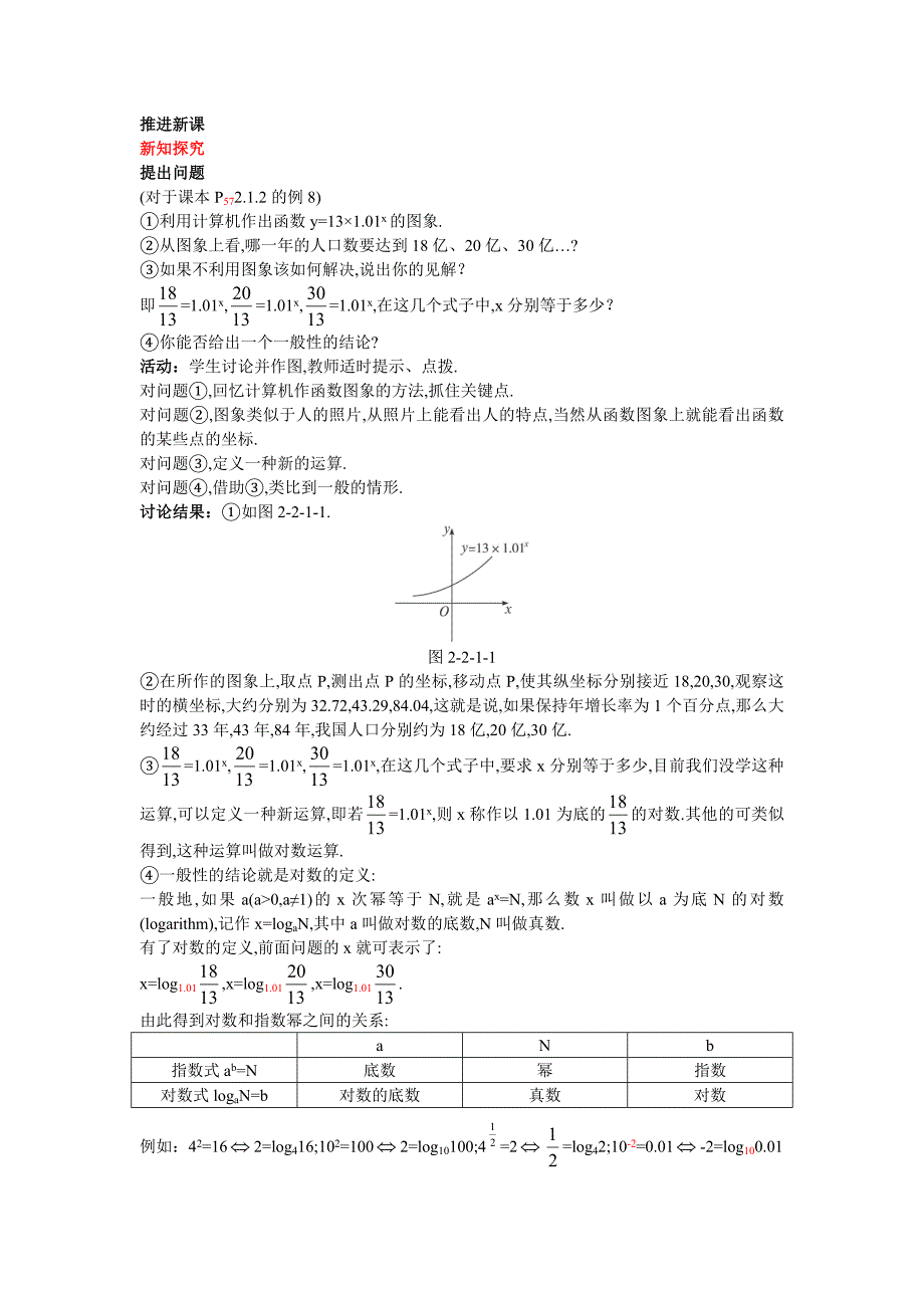 教育专题：3示范教案（21对数与对数运算第1课时）_第2页