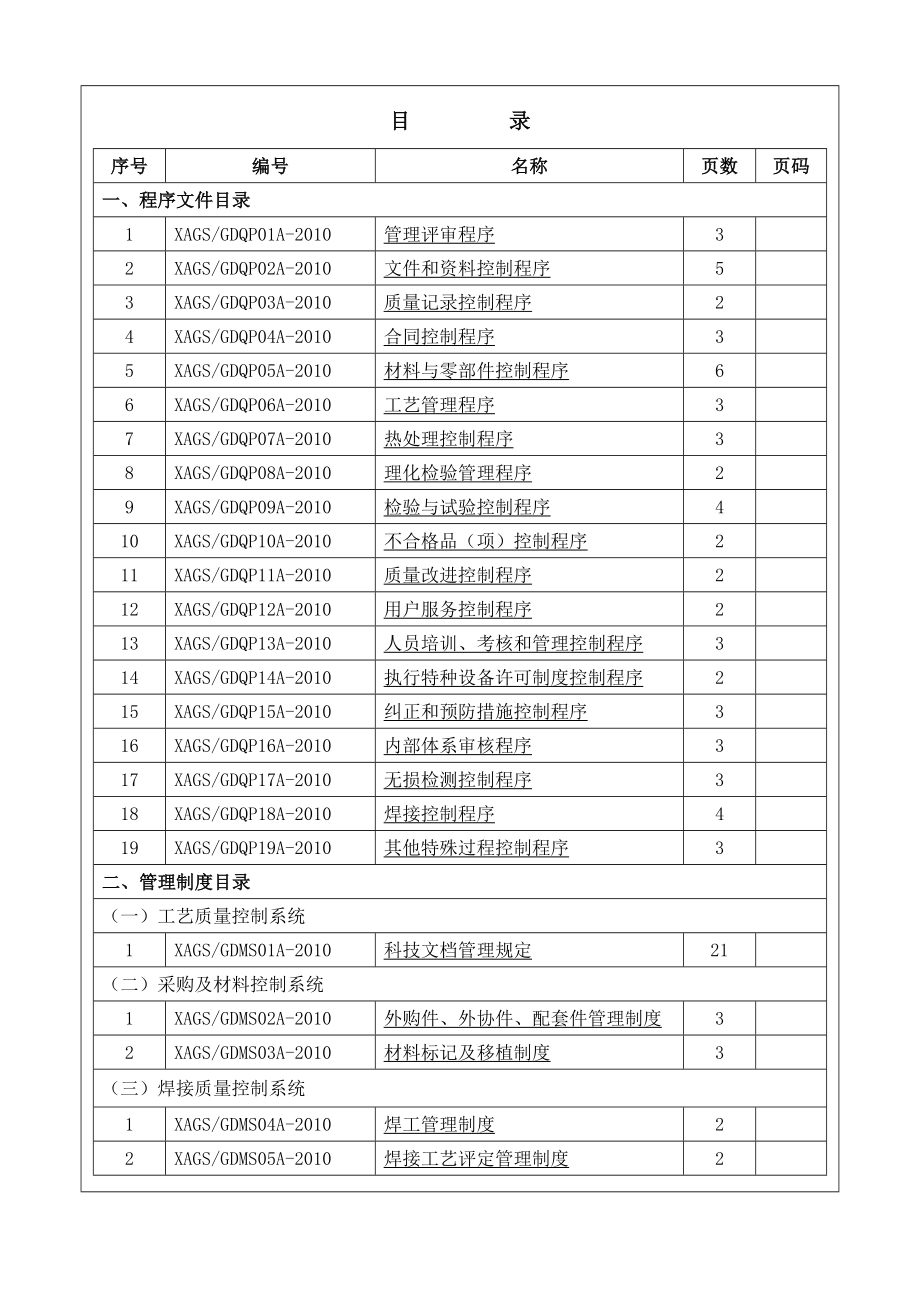 压力管道安装质量保证体系-程序文件、管理制度汇编.doc_第2页