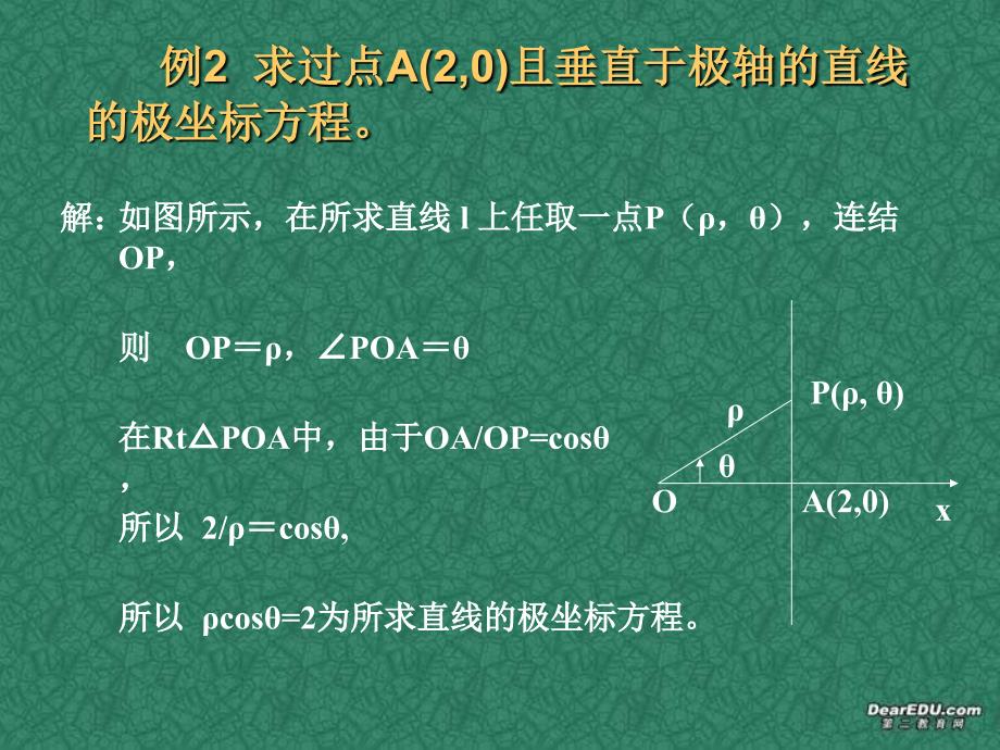 高二数学极坐标与参数方程曲线的极坐标方程新课标人教版_第4页