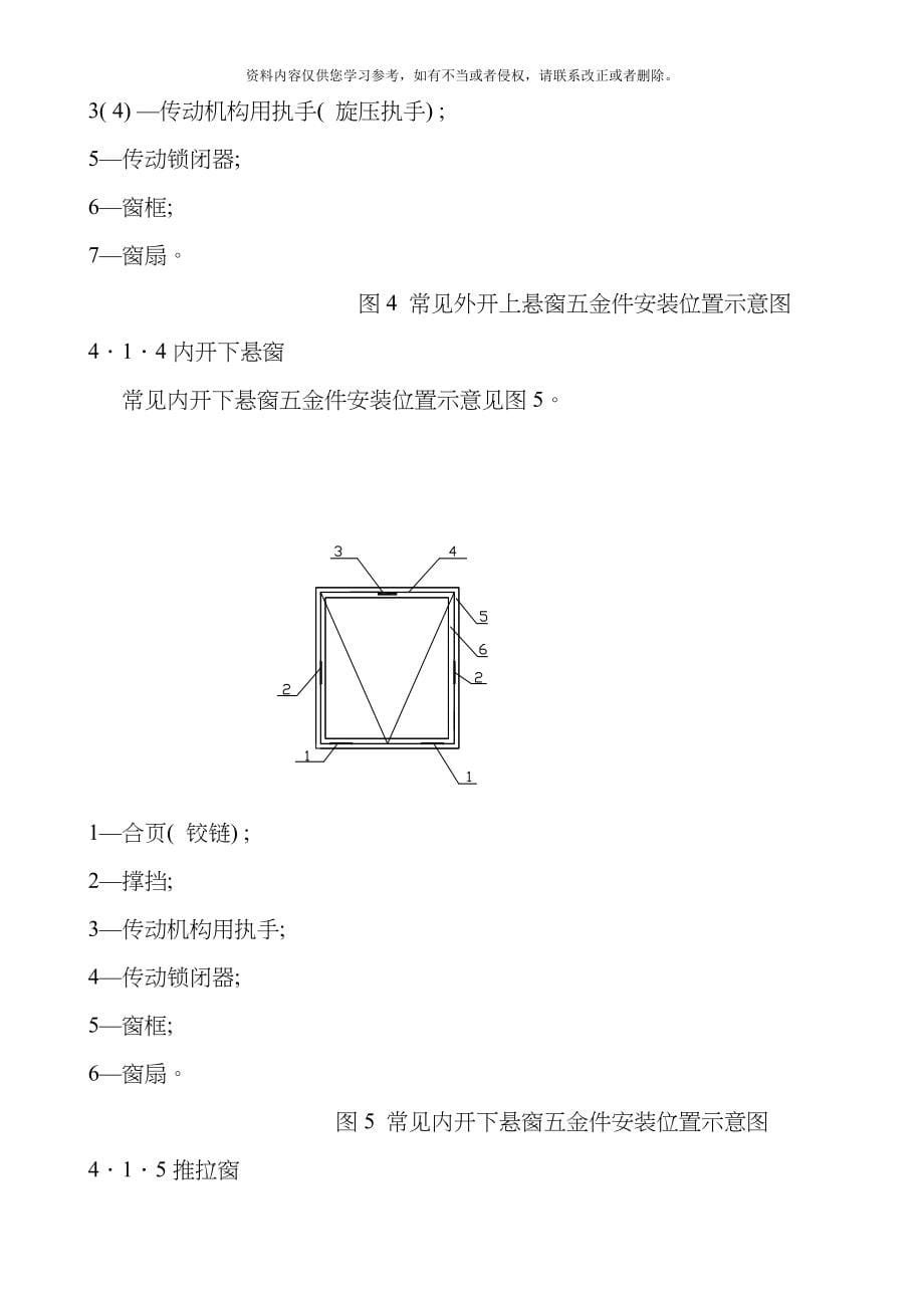 第八节建筑门窗五金件模板.doc_第5页