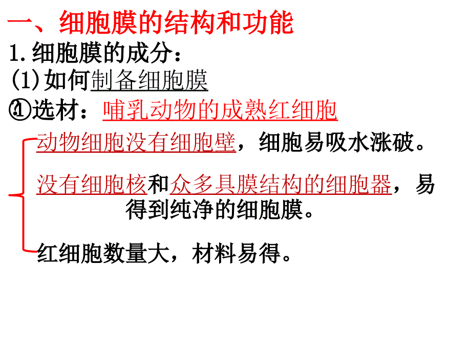 一轮复习之《第二单元细胞的基本结构和功能》_第2页