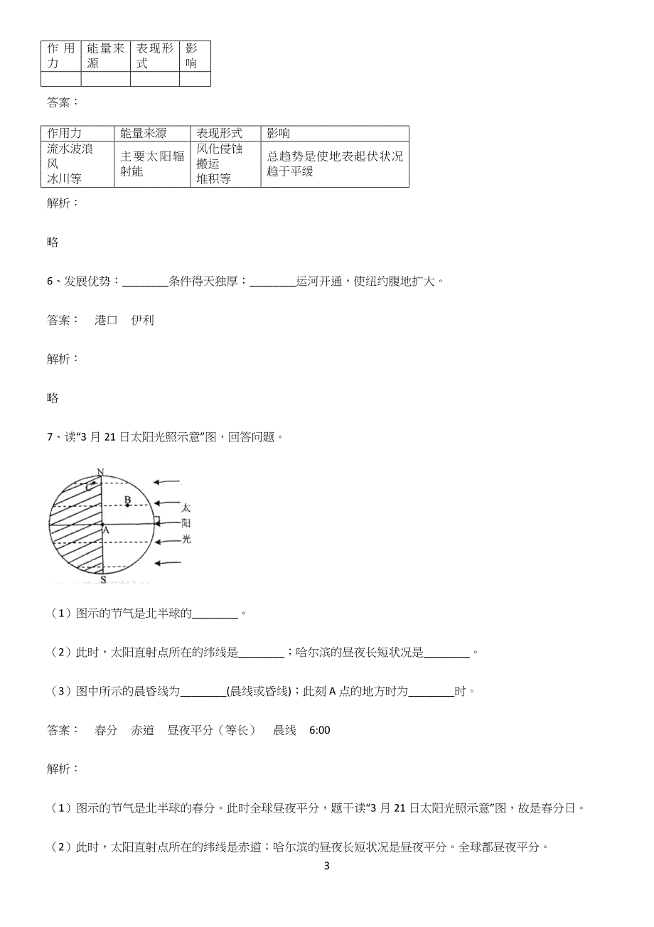 高中地理填空题知识点总结(超全).docx_第3页