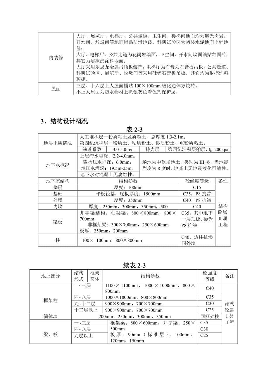 《施工组织设计》科研实验大楼施工组织设计方案范本新_第5页