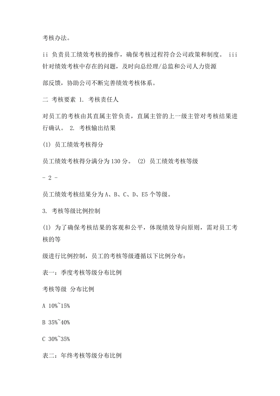 中国网络通信有限公司员工绩效考核管理制度_第3页