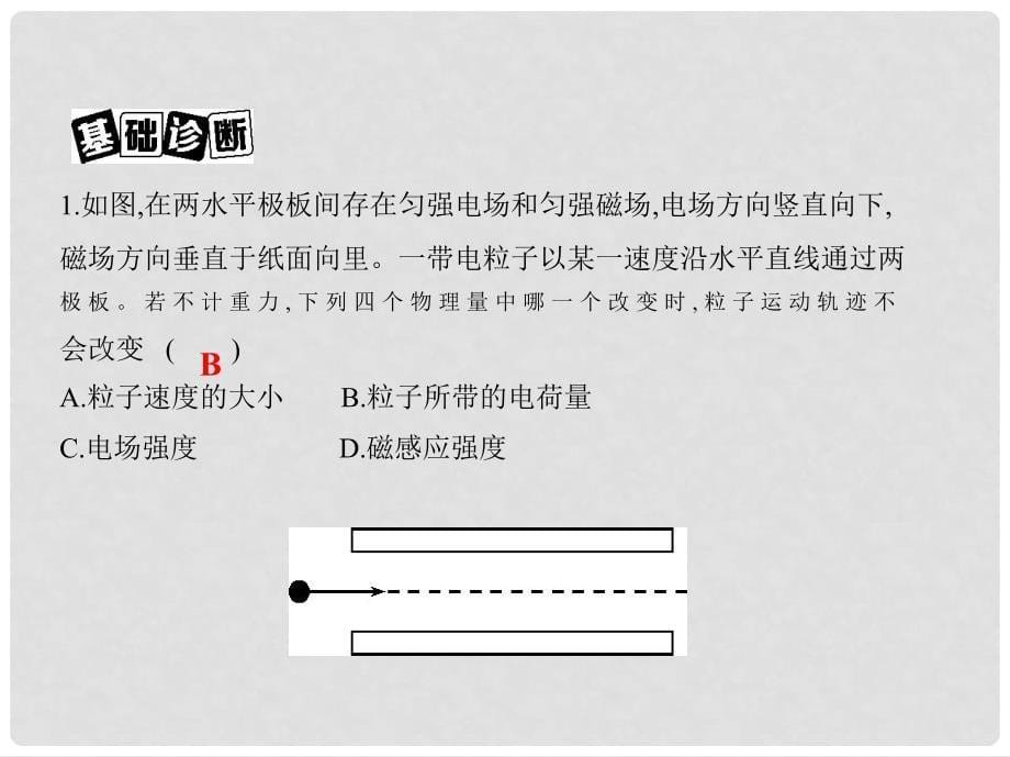 高考物理一轮复习 第十一章 磁场 第3讲 带电粒子在复合场中的运动课件_第5页