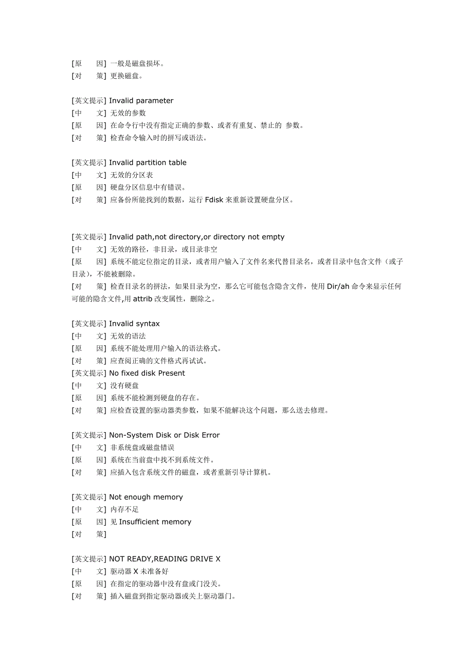 系统出错提示大全.doc_第4页