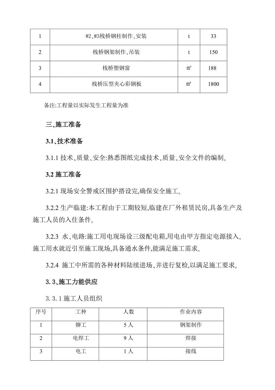 输煤栈桥施工方案_第5页