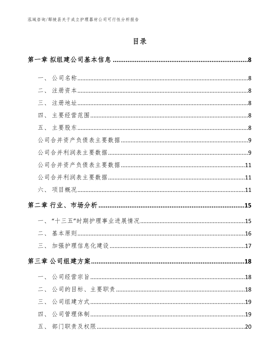 鄢陵县关于成立护理器材公司可行性分析报告_第2页
