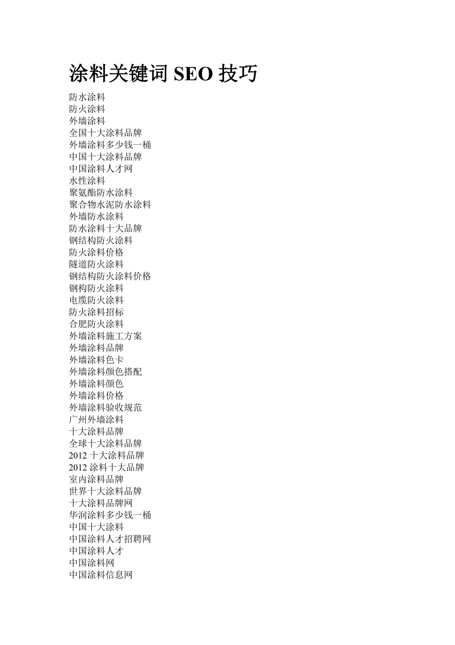 涂料关键词SEO技巧.doc_第1页