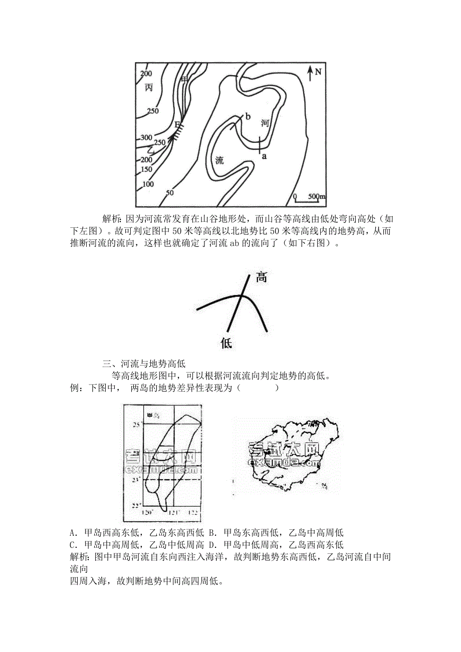 等高线地形图的判读技巧.doc_第4页