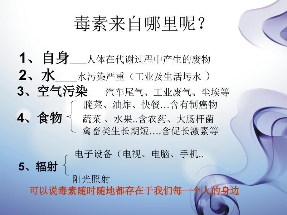 全身排毒健康无阻PPT课件_第5页