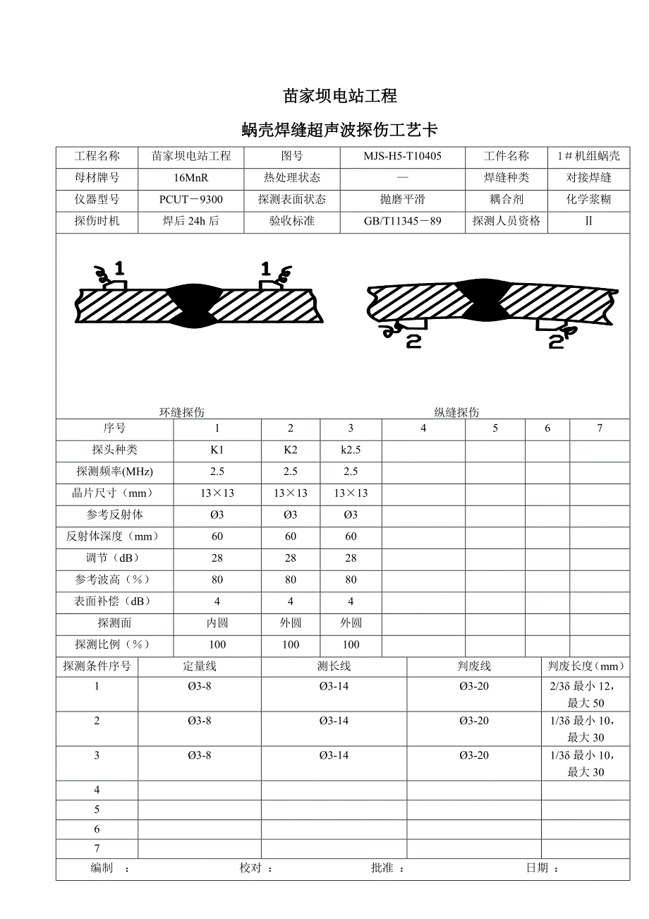 焊缝探伤工艺卡_第2页