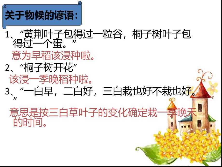 关于物候的谚语和诗词.ppt_第3页