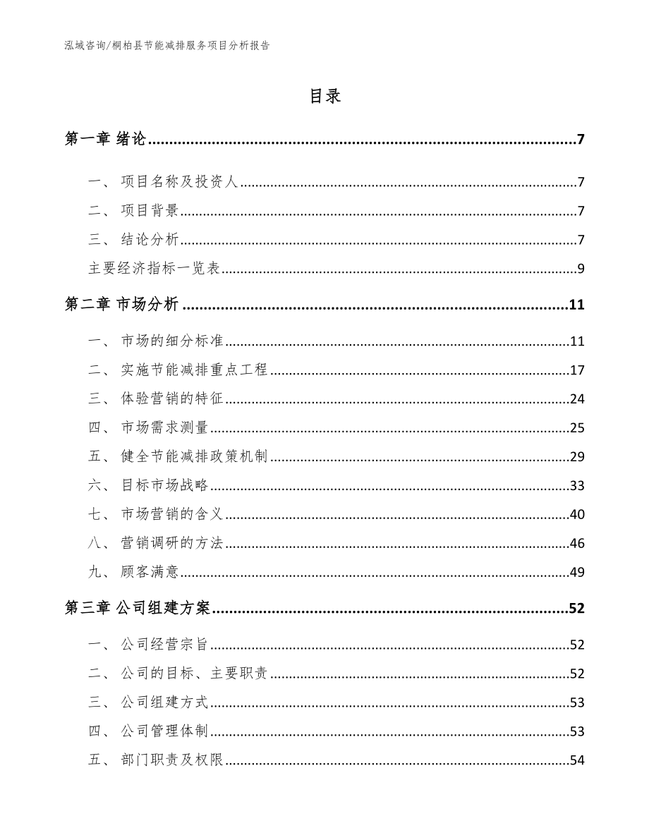 桐柏县节能减排服务项目分析报告模板_第2页