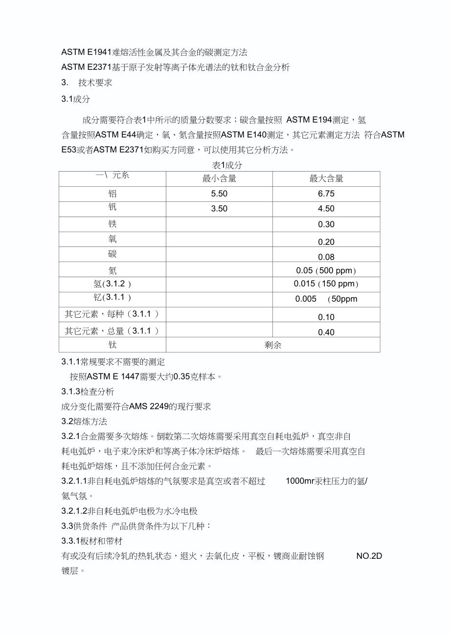 航空航天材料标准AMS4911L_第3页