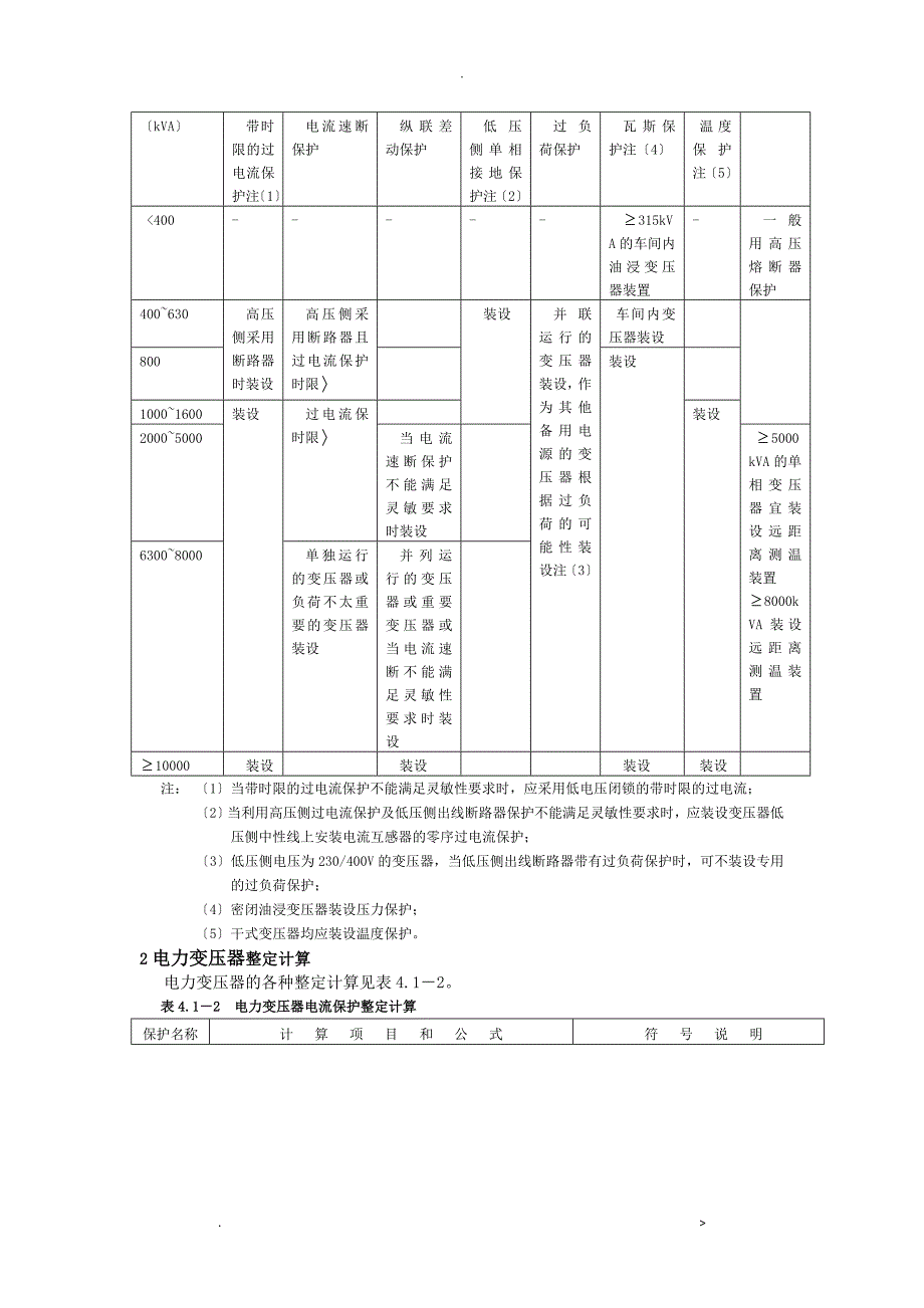 继电保护配置及整定计算_第2页