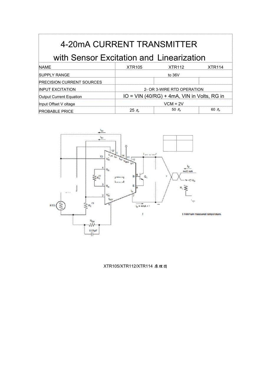 4-20mA电流环、电压电流转换芯片方案比较_第3页