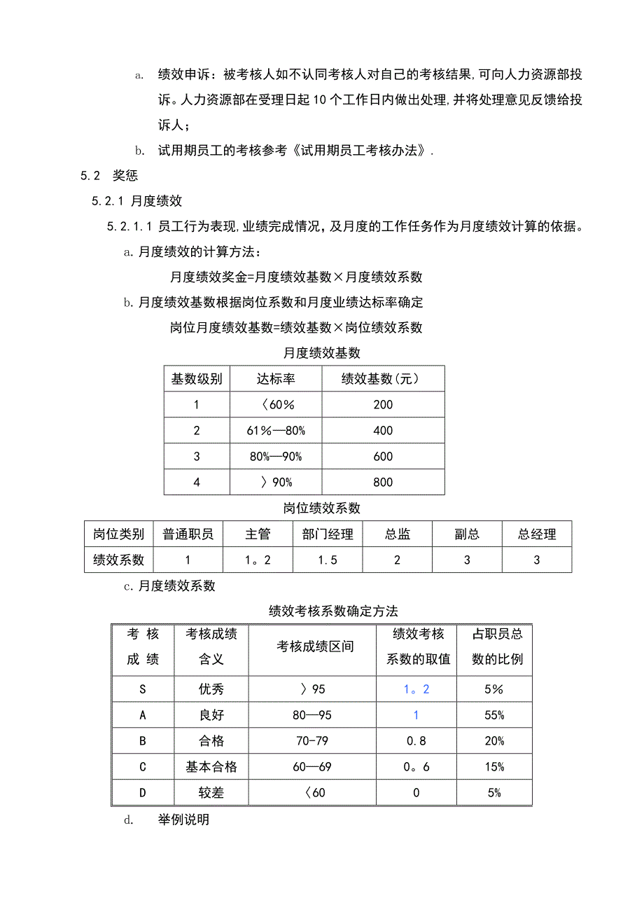 德尔惠体育运动鞋服公司人力资源绩效管理制度.doc_第3页