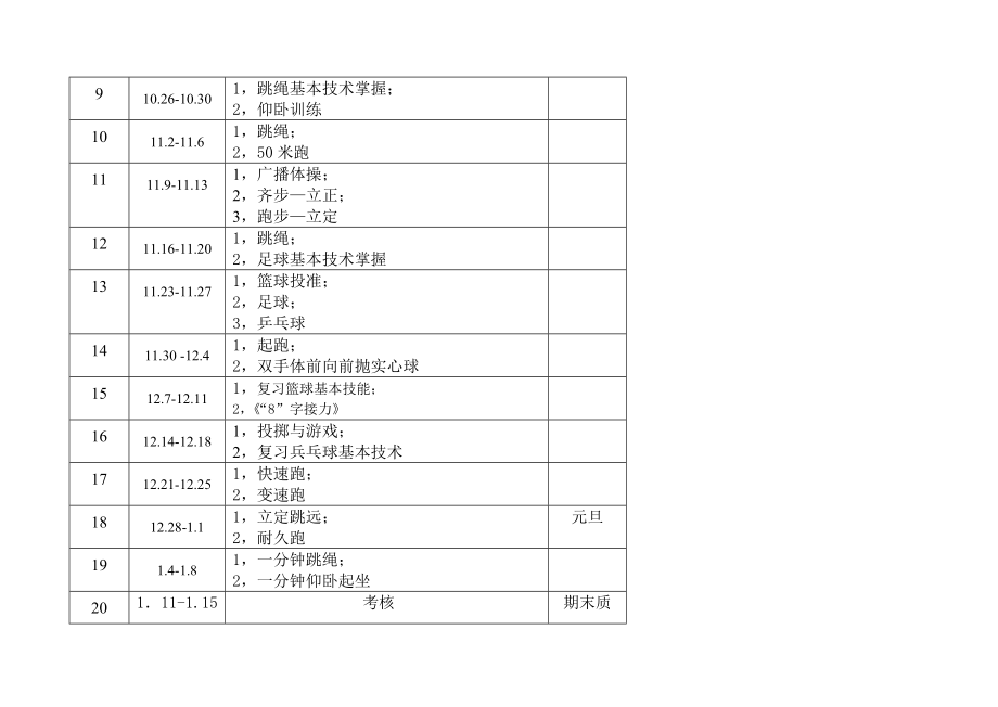 三年级上册体育教案(人教版)_第2页