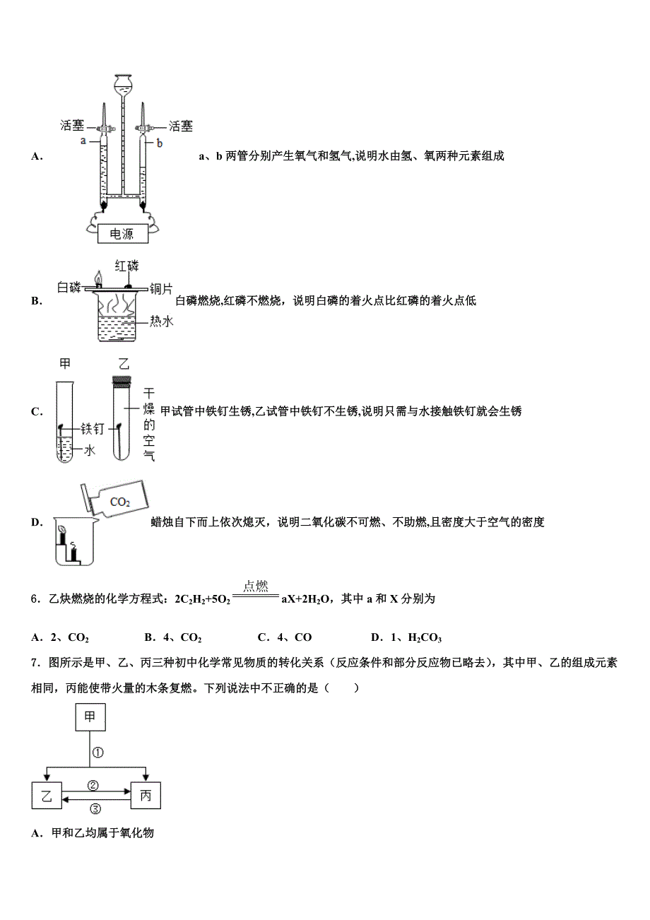 江西省南昌育华校2023年中考化学考试模拟冲刺卷（含答案解析）.doc_第2页