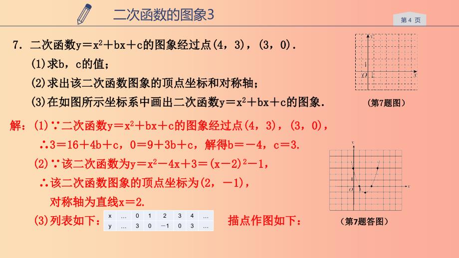 2019年秋九年级数学上册第一章二次函数1.2二次函数的图象3课件新版浙教版.ppt_第4页