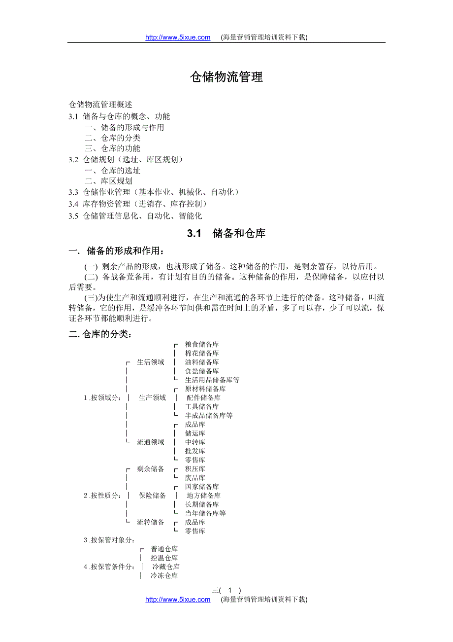 仓储物流管理.doc_第1页