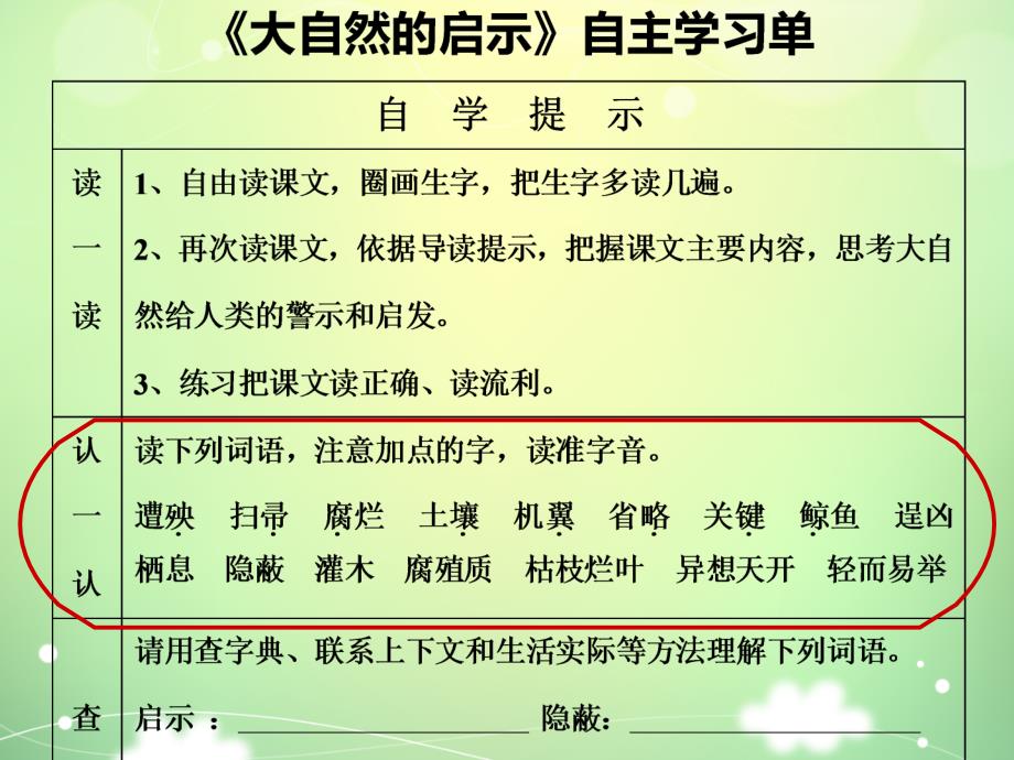 四年级下册语文大自然的启示课件_第2页