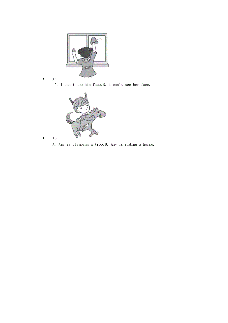 2022年四年级英语上册module7unit1thereisahorseinthisphoto.练习外研版_第4页