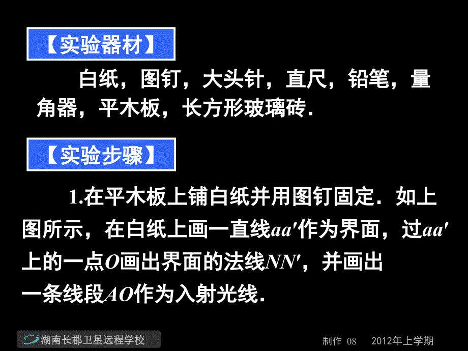 12-02-22高三物理《实验十三测定玻璃的折射率》(课件)_第3页