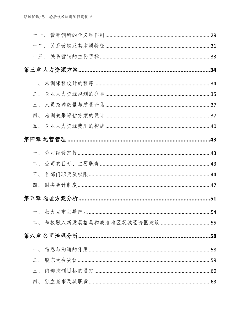 巴中轮胎技术应用项目建议书【模板】_第3页