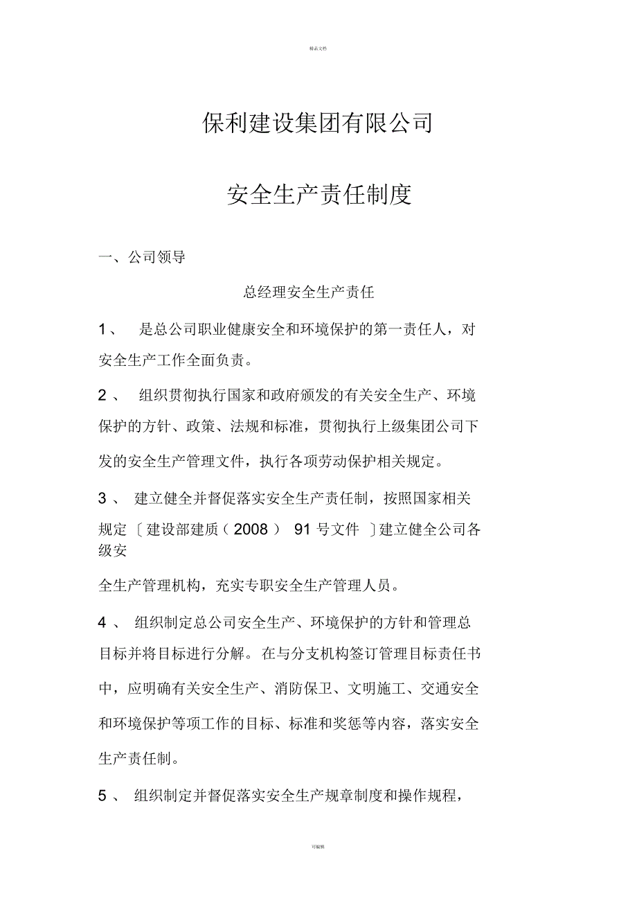 新公司安全生产责任制_第1页