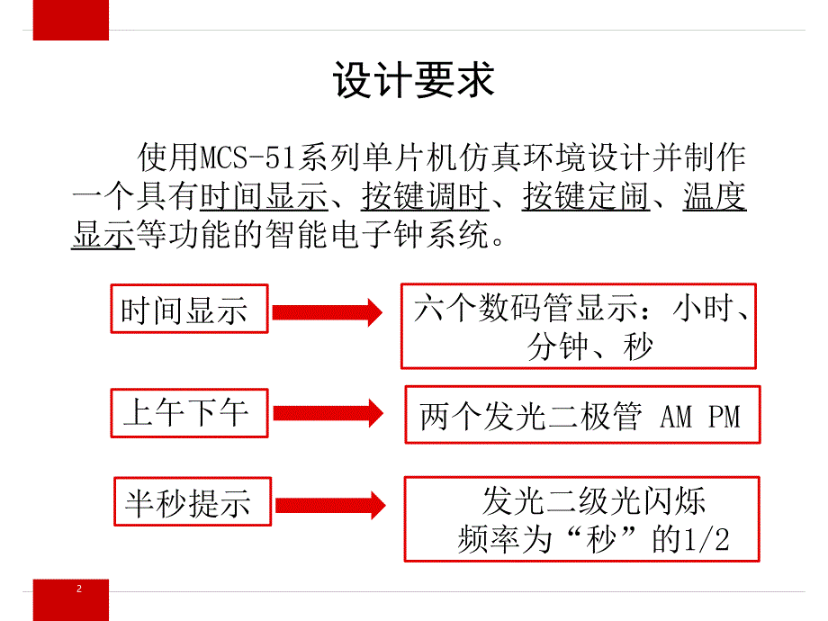 单片机电子时钟设计课件_第2页