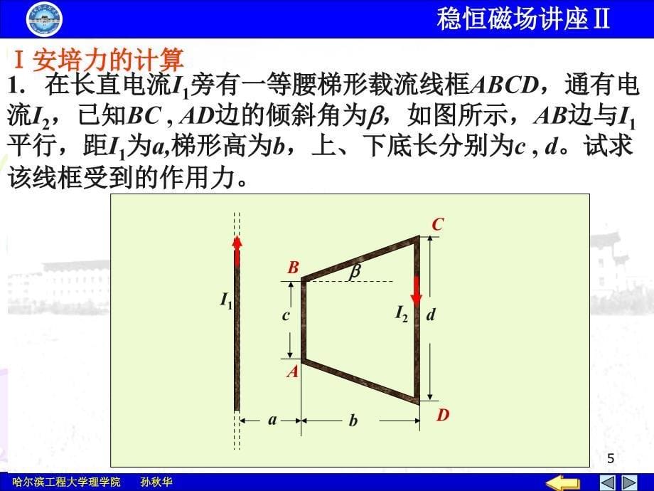 大学物理讲座稳恒磁场_第5页