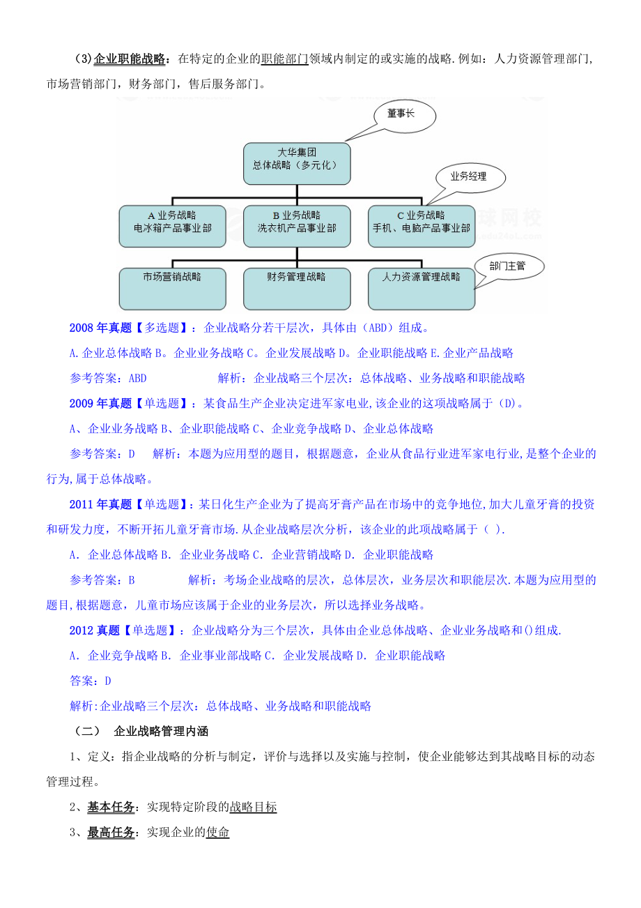 最新经济师考试工商管理精讲教材_第2页