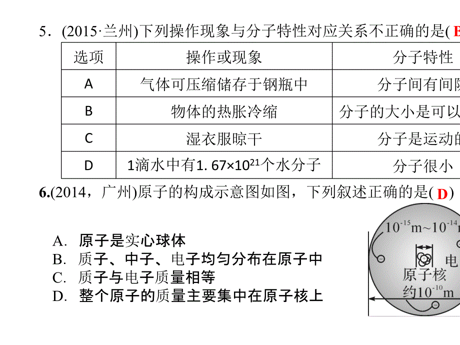 分子、原子和离子-()-公开课获奖课件_第4页