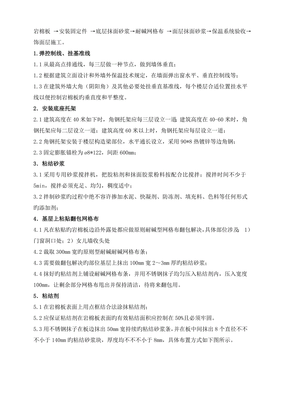 外墙岩棉防火保温板专项综合施工专题方案最新版_第5页