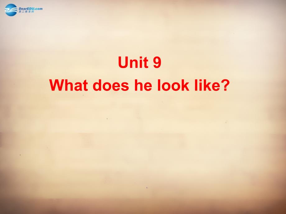 7Unit 9 What does he look like Section B课件2_第2页