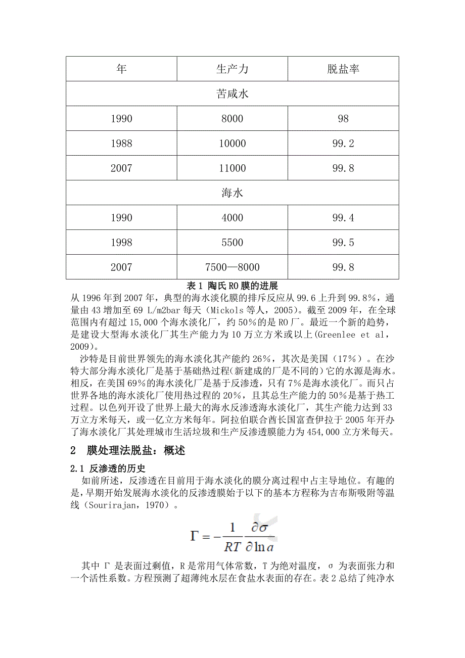 膜科学与海水淡化的新进展以及在中东和新加坡的科学技术.doc_第4页