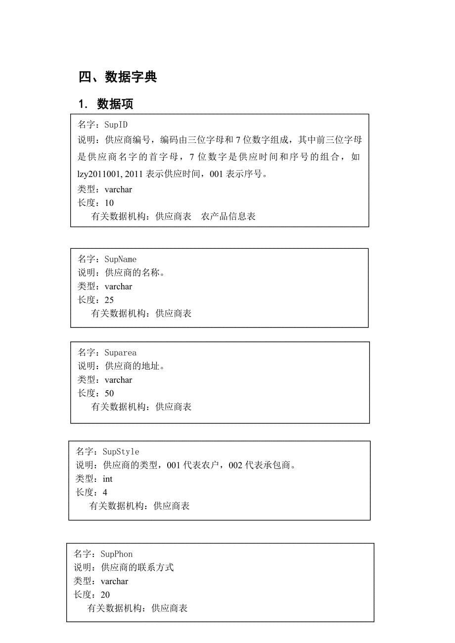 每日农产品价格行情管理系统设计课程_第5页