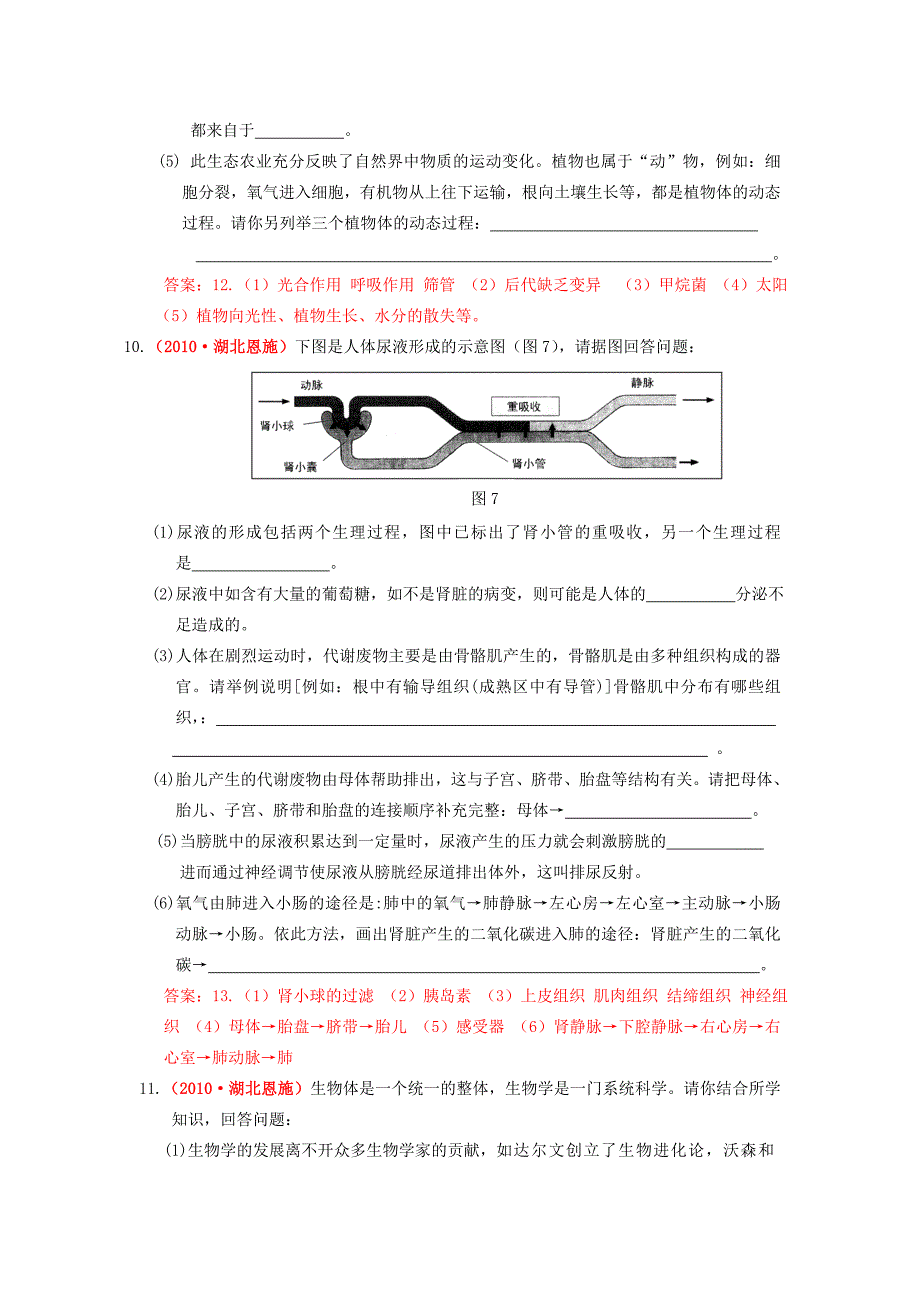 2010年中考生物汇编-综合题.doc_第4页