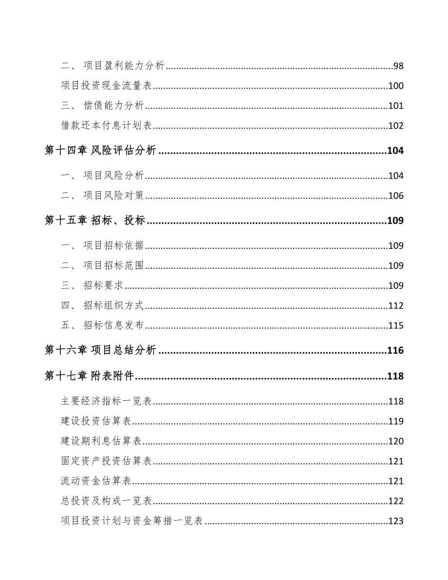 安阳钛产品项目可行性研究报告_第5页