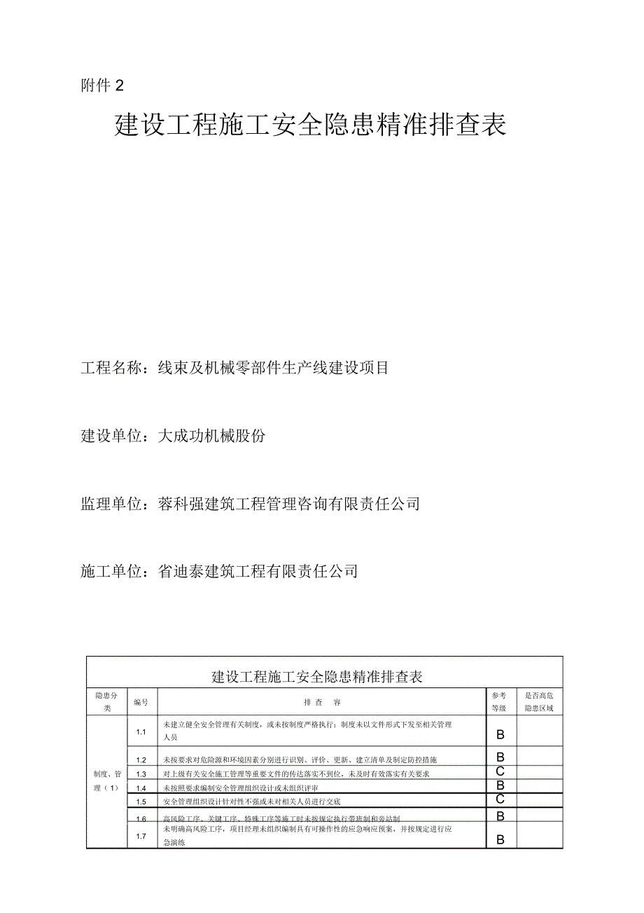 施工安全隐患精准防控表格_第2页