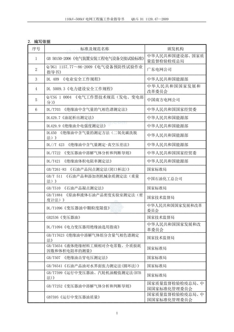 绝缘油交接试验作业指导书bdtssy-07_第5页